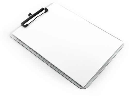 Clipboard standard Office box, A4, transparent PP